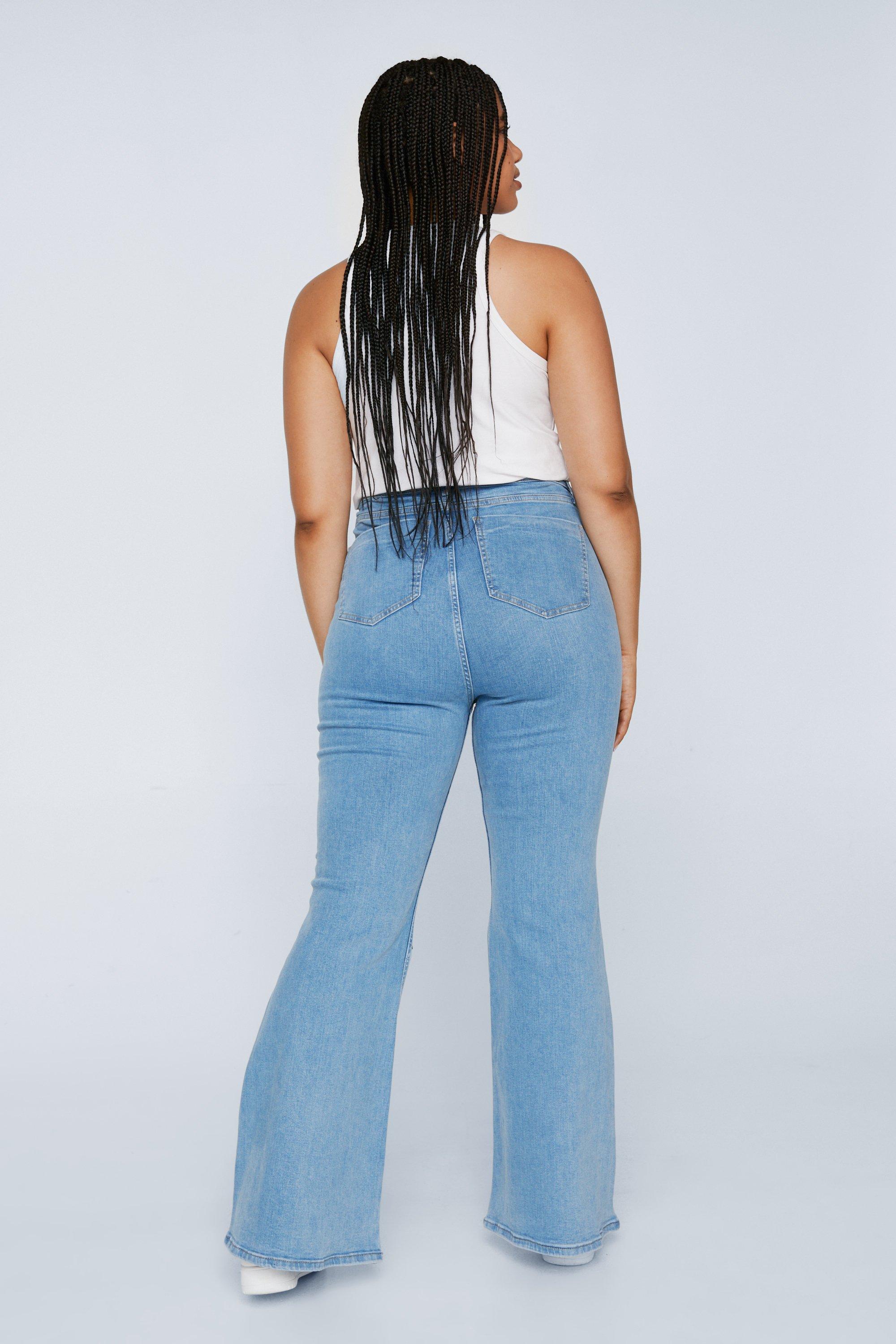 Flare jeggings clearance plus size